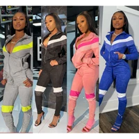 

2019 Women Two Piece Set Clothing Jumpsuits Women 2 Piece Set Women Sweat Suits Joggers Pants