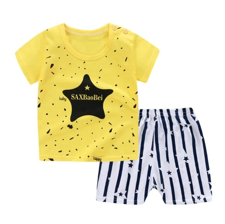 

Factory wholesale summer kids clothing sets boys 100% cotton fashion kid clothes baby clothes casual fashion, As picture