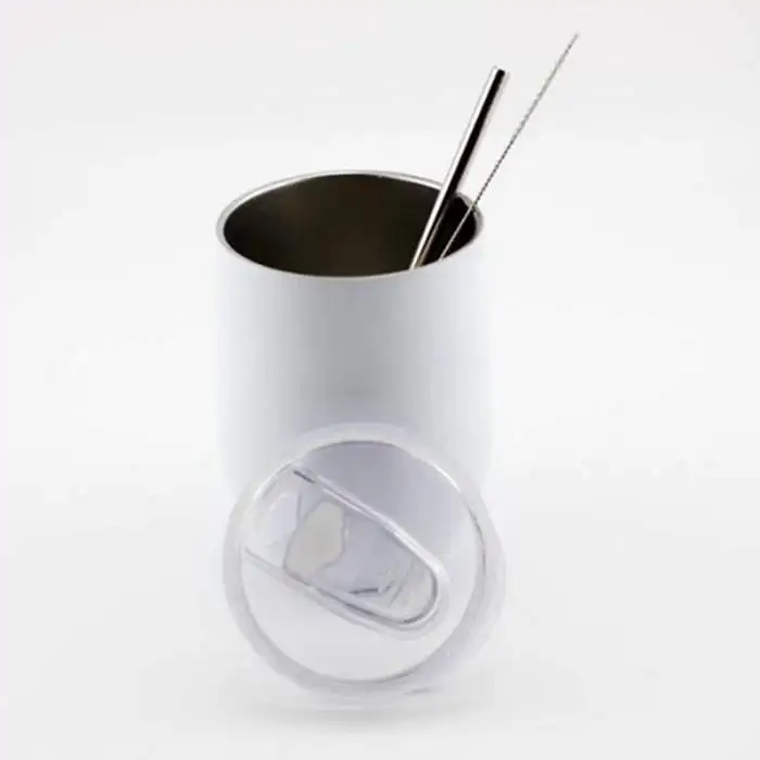 

Stainless Steel Insulated Cup coffee Bottle With Seal Lid Glass Sublimation Tumbler Double Egg Mug, As show