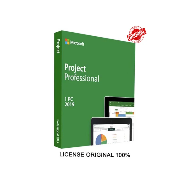 

2021 new style office 2019 project professional retail digital key 32/64 license key