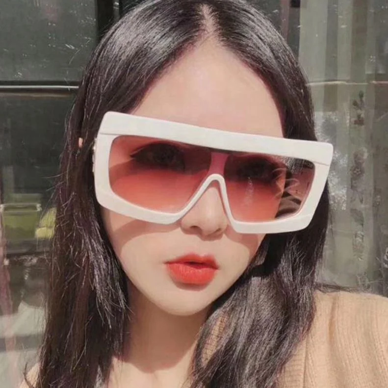 

Wholesale Fashion Square Sun Glasses Big Frame Oversized Sunglasses, 7 colors