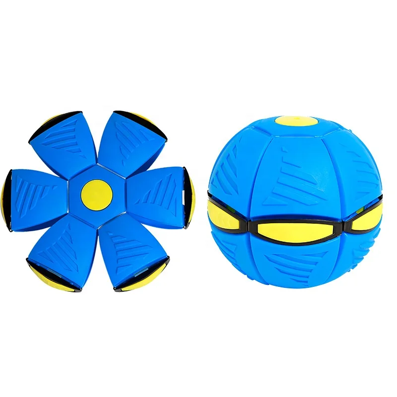 

Magic Ufo Ball Toys Flying Saucer Ball Deformation Vent Ball Interactive Dog Pet Training Other Outdoor Kids Sports Toys, Picture showed