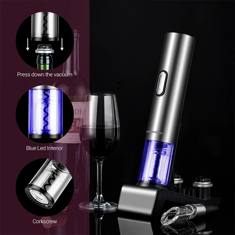 

Christmas gift set rechargeable electric red wine bottle wine opener corkscrew