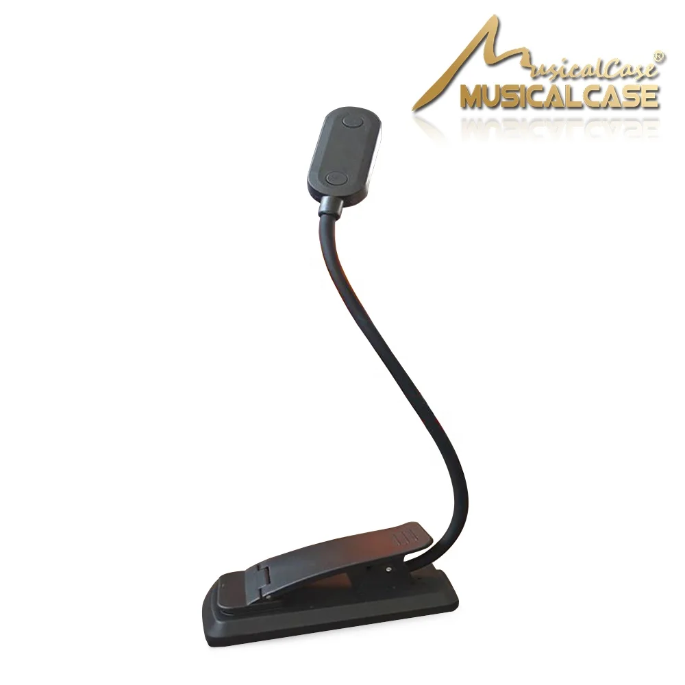 
Flexible Music Stand variable LED lamp Light platinum Clip-on&Adapter Mighty Bright Book Reading Lamp 