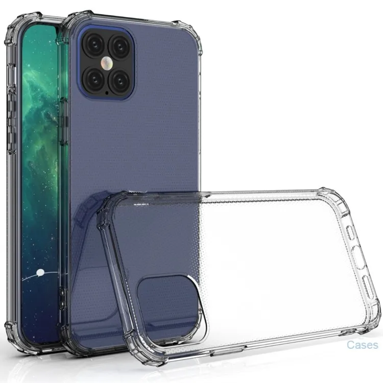 

Same Day Shipping Shockproof Transparent TPU Protective Mobile Phone Cases for iPhone 12 / 12 Pro / 12 Pro Max