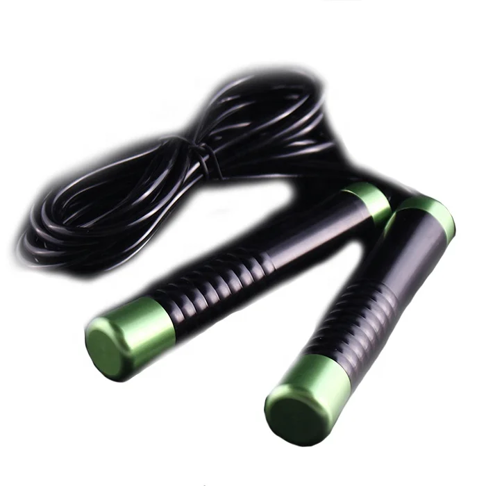 

Customized rope aluminum alloy handle skipping rope custom logo weighted jump rope, Blue,pink