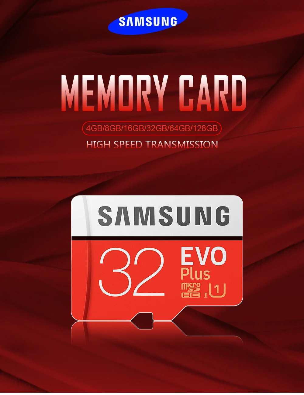 100% Original SAMSUNG micro EVO Plus TF card SD Card 32gb 64GB 128GB wholesale Samsung 256GB 512GB memory card