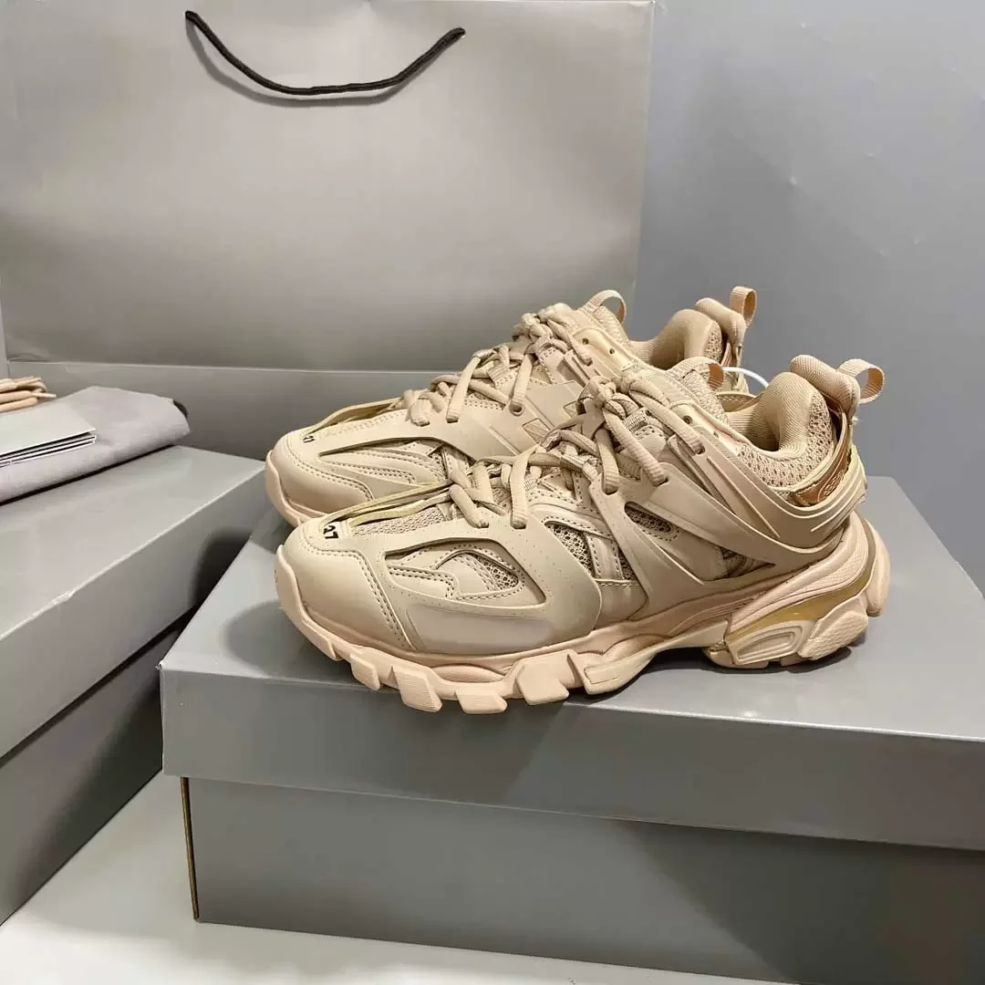 

OG1:1 Tracks 3 mesh nylon sneakers top designer couple running shoes