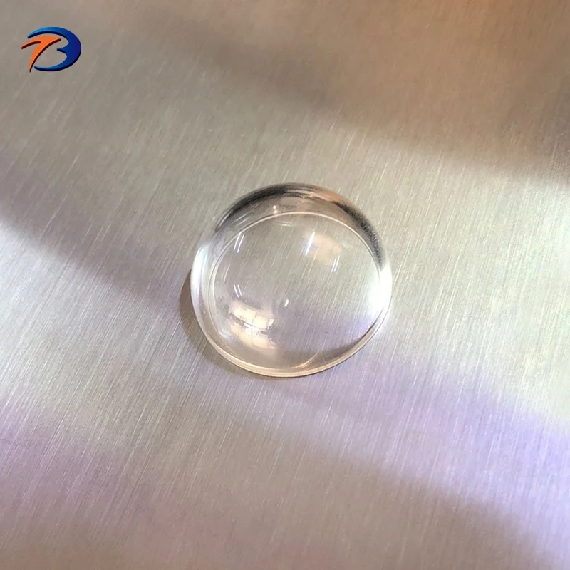 Fused silica quartz  dome  bk7 material glass domes and Sapphire domes for CCTV camera and underwater camera