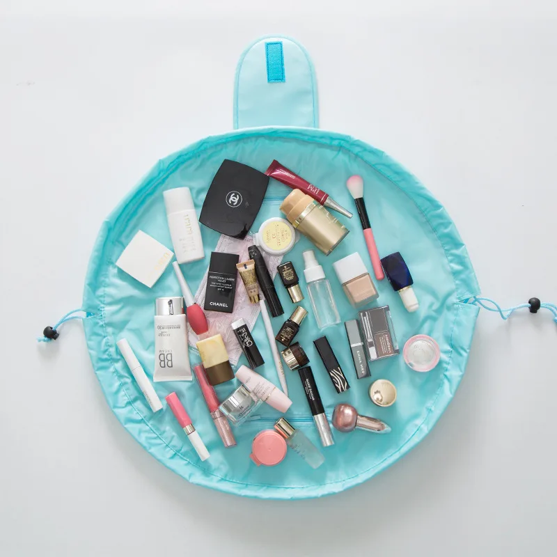 

Drawstring makeup bag Perfect Gift Travel Cosmetic Bag Jewelry Electronics Toiletry Bag storage makeup case