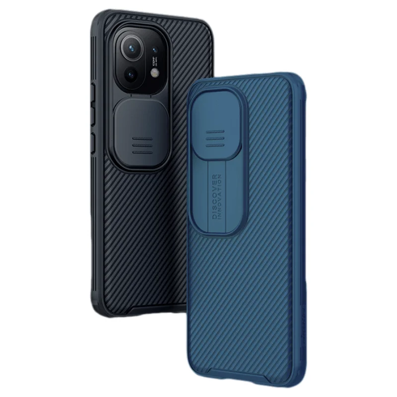 

Nillkin for Xiaomi Mi 11 Camshield Pro Case Hybrid TPU Bumper PC Slide Cover Camera Protection Tough Case for Xiaomi11