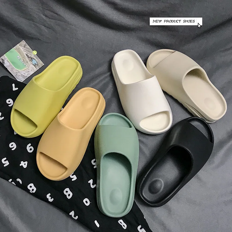 

Wholesale Men Slides Sandals With Logo Summer Plain Blank Rubber yeeze Yezzy furry slippers Yeezy Slides, Color