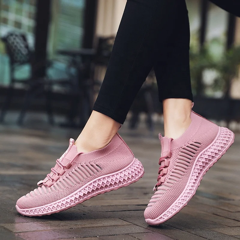 

dz-8 fashion women running sport mesh sports shoes custom sneakers socks shoes women