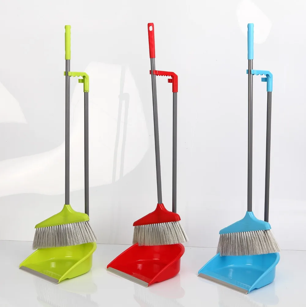 

Simple Low Price Plastic Household Cleaning Soft Broom With Dustpan