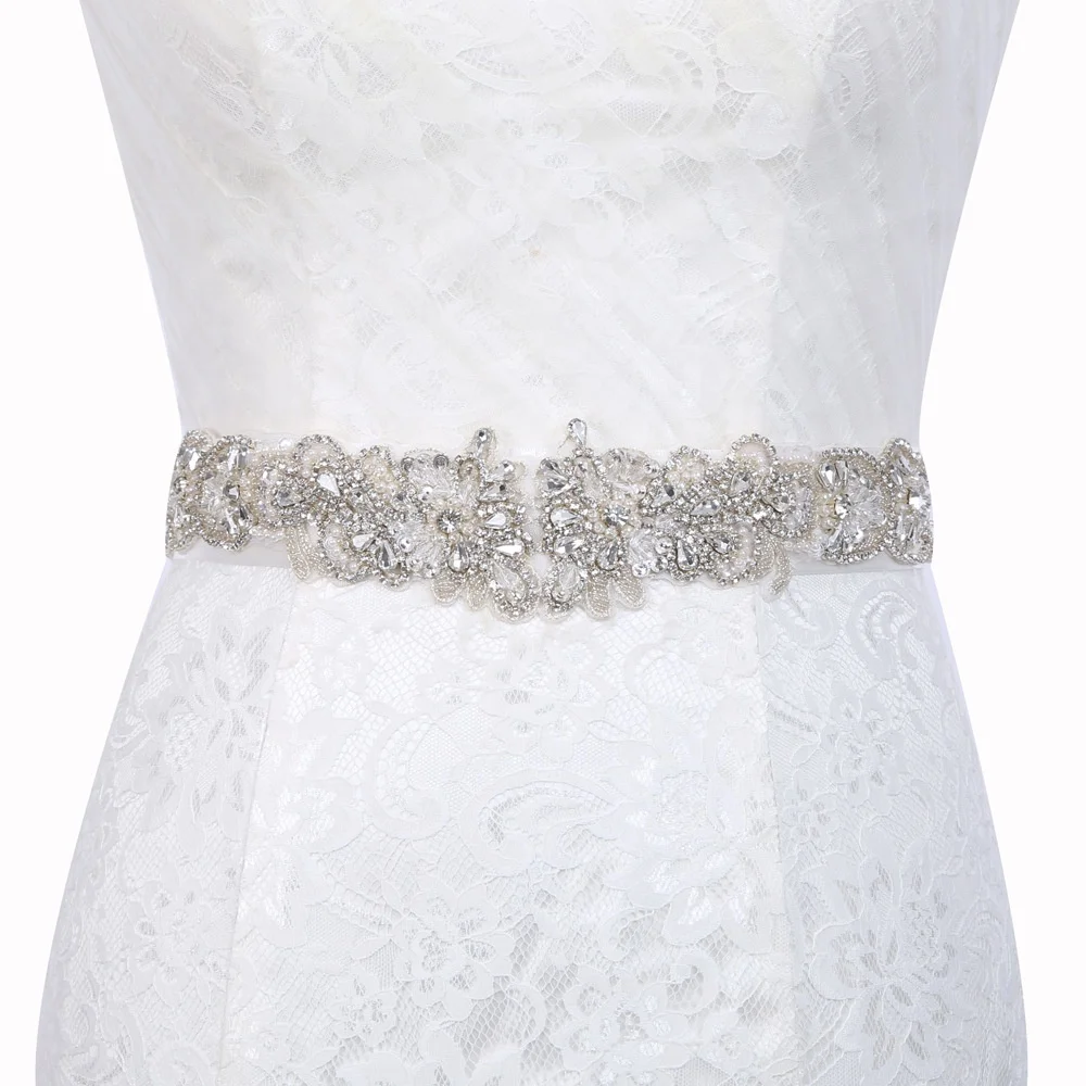 

High end heavy exquisite craft rhinestone applique decoration belt, Silver, gold, cutom colors