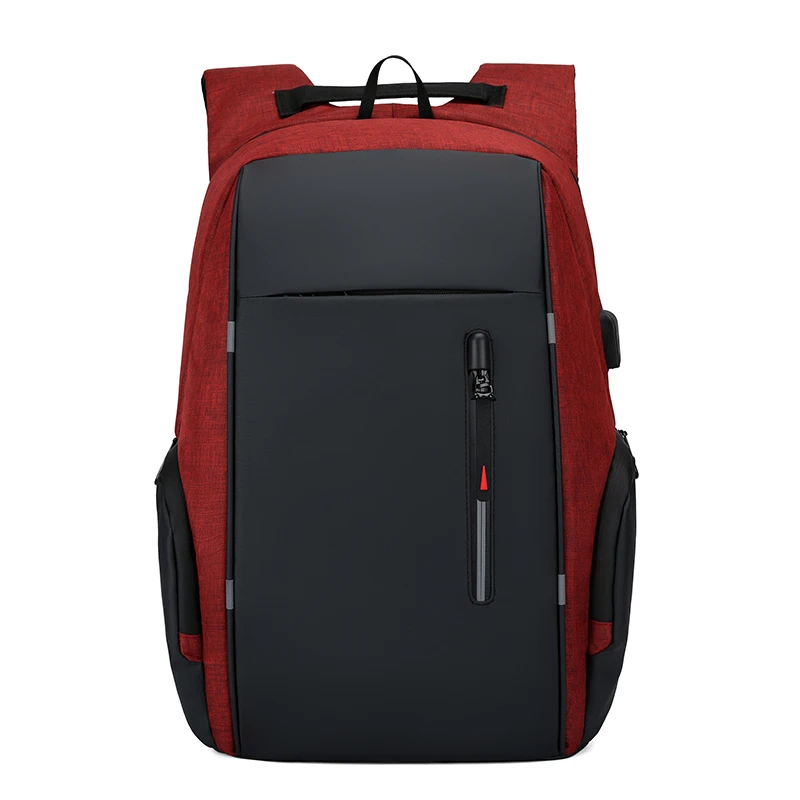 

Backpack Men USB Charging Waterproof Laptop Backpack Women Casual Oxford Male Business Bag 15.6 Inch Computer Notebook Backpacks, 4 colors or customized