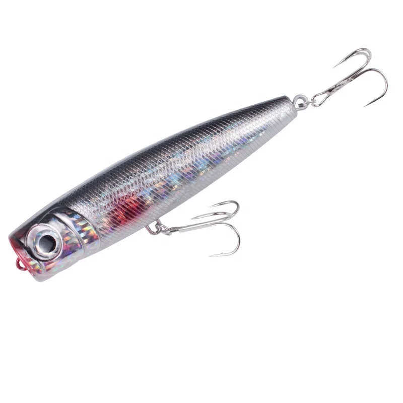 

Custom water surface long-range fresh water hard lure 53g 73g flat mouth large popper fishing lure, 7 colors