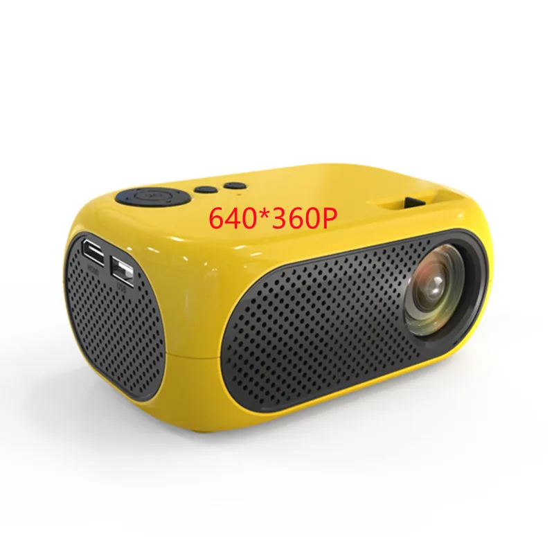 

Salange M24 LED LCD Projector Native 640*360P Portable Pocket Small Kids Projector Best Home Movie Beamer Proyector