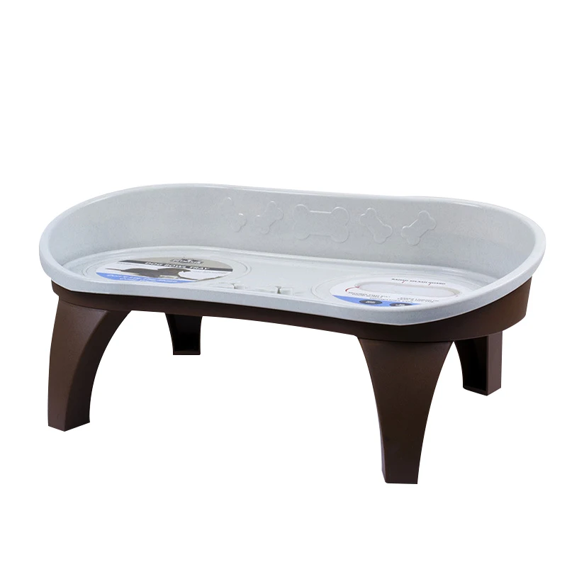 

Good Quality Factory Price Wholesale Portable non-skid Pet food bowl plastic tray