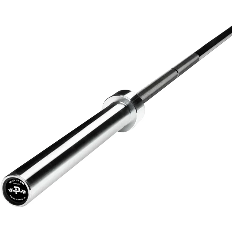 Deadlift Bar Steel 20kg Durable for Gym Home Training Use