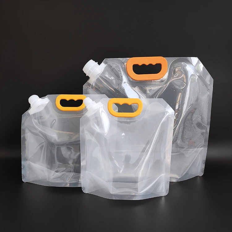 

5L wholesale big collapsible emergency water jug container bag outdoor camping water carrier tank plastic water bag