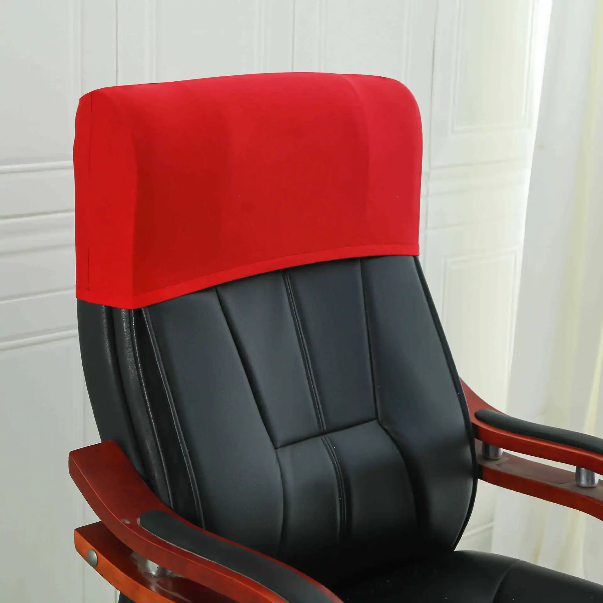Custom Printing Spandex Polyester Headrest Chair Cover for Event Advertising