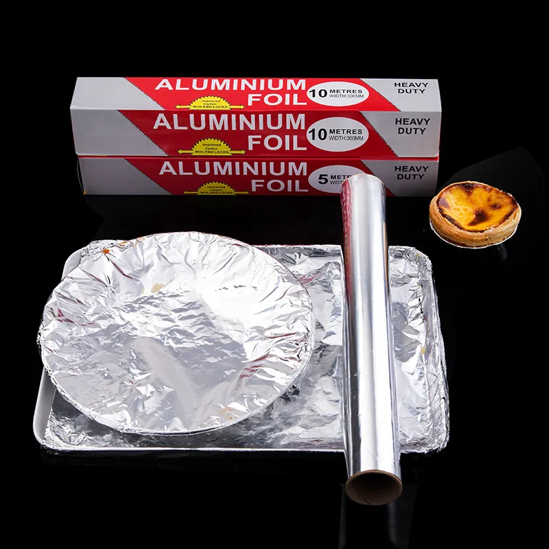 

Tin Foil Barbecue Aluminum Thickened Absorbent Paper Special Tin Foil For Baking Oven 10m 5m Bbq Tool