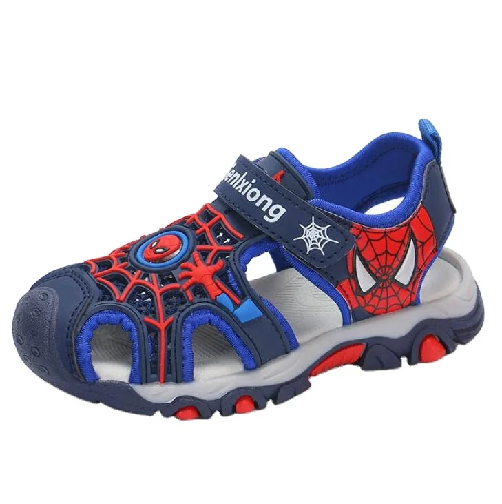 

Summer sandals toddler boy spiderman sandals stylish breathable
