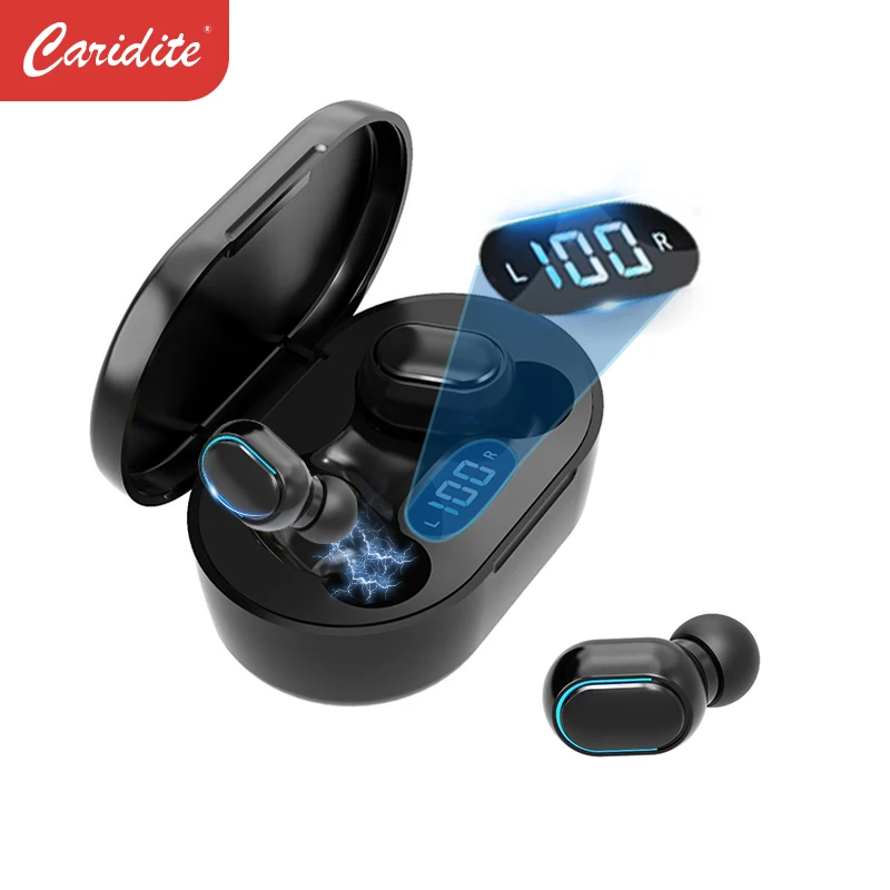 

Caridite Dropshipping 2021 Amazon Hot Sale earphone noise reduction TWS Wireless 5.0 Earbuds OEM E7S earphone & headphone