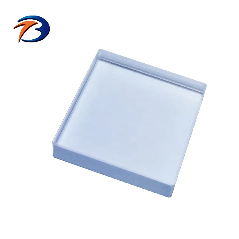 OEM rectangular round optical sapphire  glass Windows for candela laser