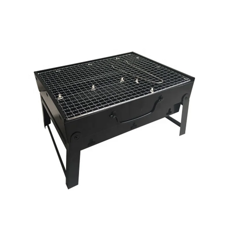 

Certificate Iron Cast Customized easily assembled folding charcoal smoker grill Oem Logo Outdoor portable barbeque grills