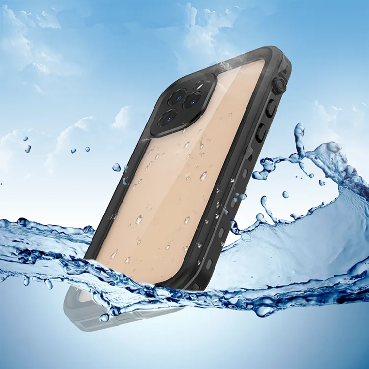 

360 full protection shockproof ip68 waterproof tpu pc transparent cell phone back cover case for iphone 13 pro max, Black/white/teal/purple/red
