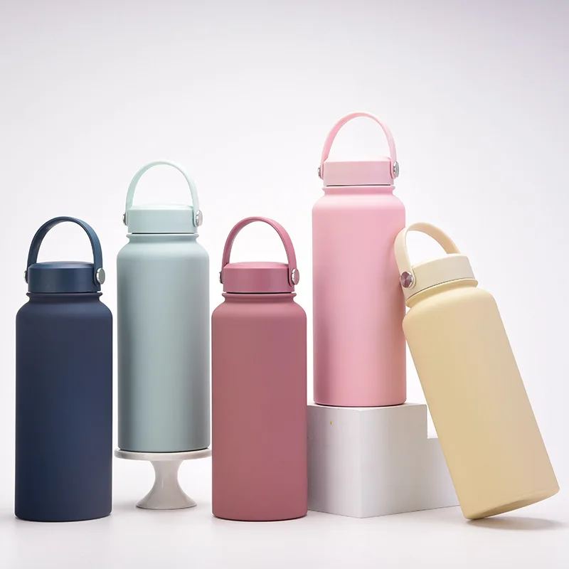 

Customized Matte Vacuum Bottles Colorful Sports Water Bottle Stainless Steel Insulated Thermos