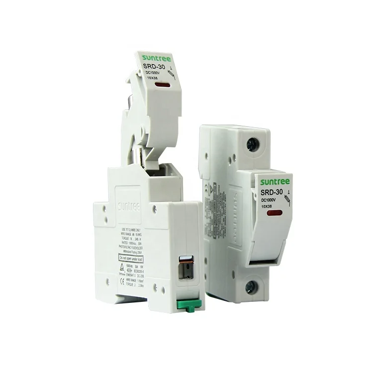
SRD-30 Price List Ceramic Fuse Holder DC 1000V 16A Thermal Fuse Base CE Approved 