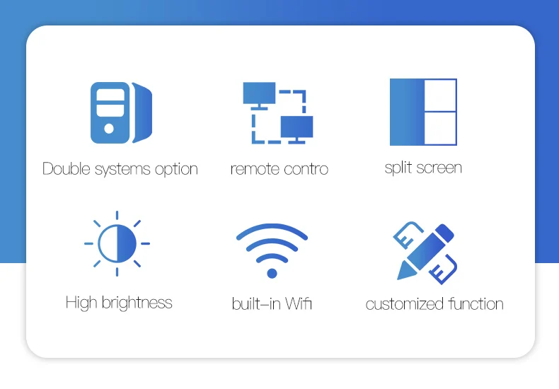P1.875 p2.5 P3 floor standing led display WIFI USB indoor led poster