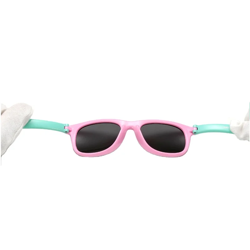 

Teenyoun Brand Design Flexible Polarized Lens Kid Sunglasses Vintage Fashionable Kid Sunglasses UV400, Picture