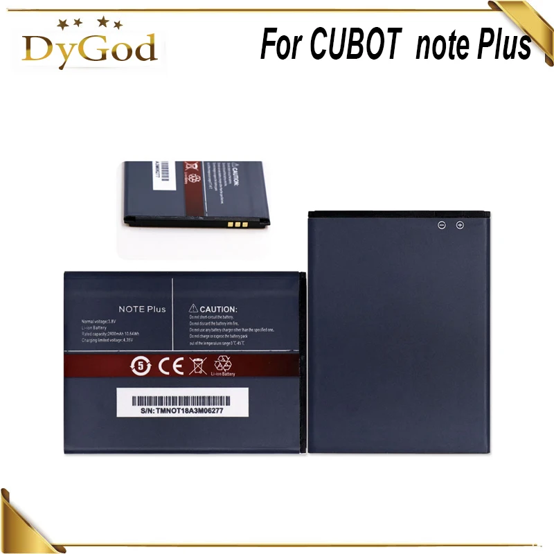 

DyGod 2800mAh Battery for CUBOT note Plus High Quality mobile phone Battery 3.8V Top Quality Replacement Batteries