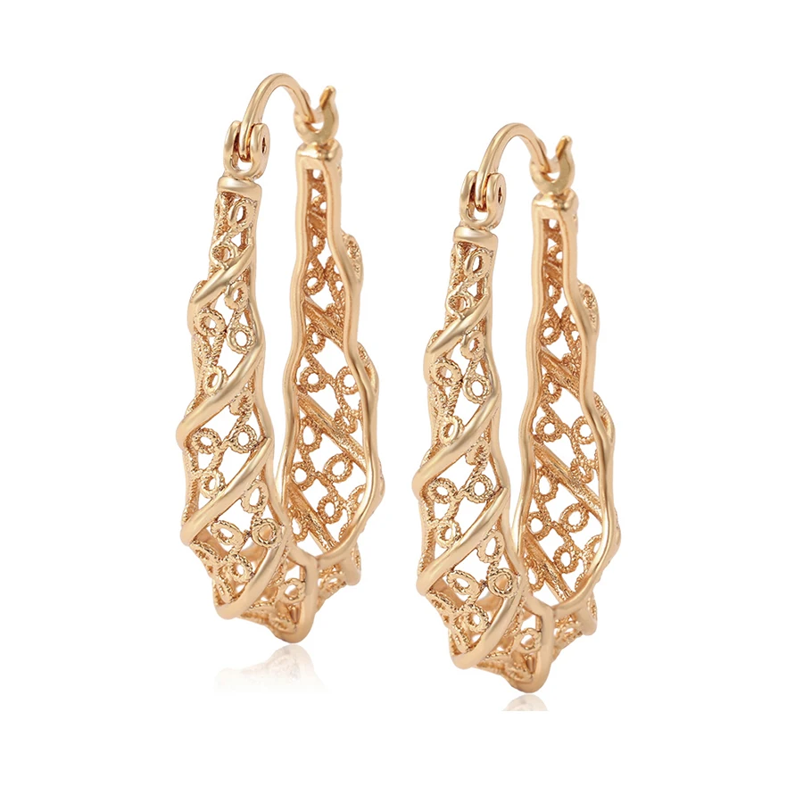 

99524 Xuping hollow Fashion Elements Fantasy 18k Gold-plated Ladies Earrings