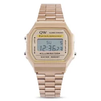 

QW 0 Tax 3 ATM Ladies Waterproof Mens Women Montre Reloj Mujer Digital Sport Wholesale Custom Logo Watch for Kcasio