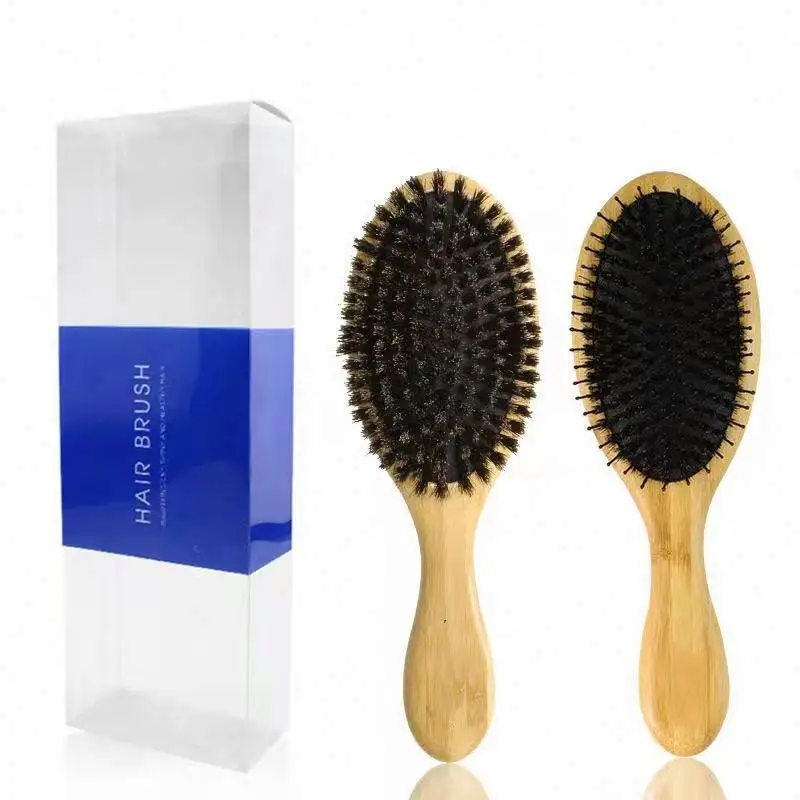 

Cushion For Oily Bristle Biogradable Nylon Metal Scalp Massage Wood Small Black Hard Wooden Eco Friendly Hairbrush Hair Brush