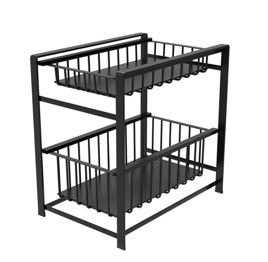 

Floor Standing Countertops Household Shelf Cabinets Under Sink Supplies Holder Kitchen Storage Organizers Racks