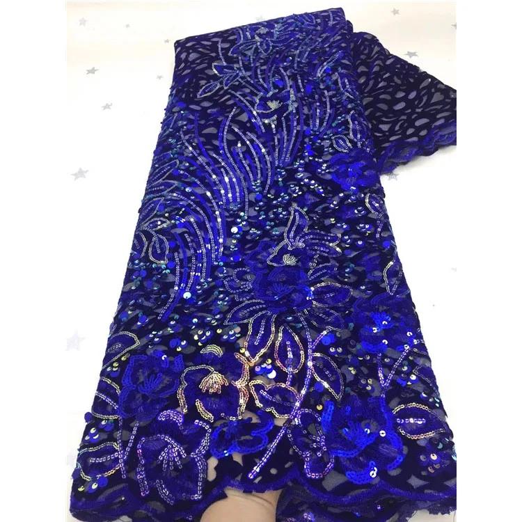 

french net lace fabric sequins african velvet lace fabric high quality french net tulle lace, Can be customized