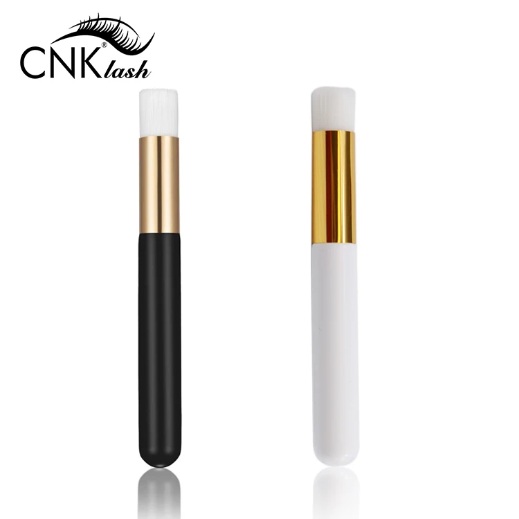 

Gold And Black Lash Extension Cleaner Brush Foam Shampoo Eyelash Cleansing Brush