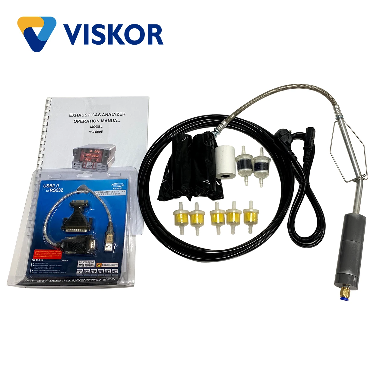
VISKOR Portable Gas Analyzer & 5 gas analyzer & Made in Korea 