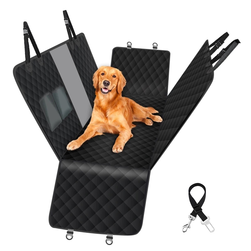 

Dropshipping Hot Sale Nonslip Hammock Car Dog Seat Cover for Dogs Backseat Waterproof Pet Dog Car Seat Cover Protector