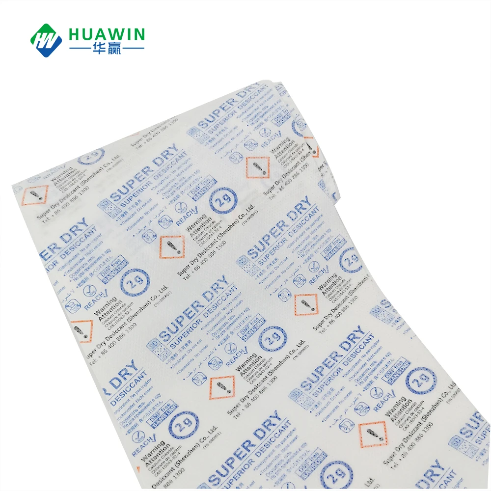
desiccant non woven fabric paper, calcium chloride packing paper 