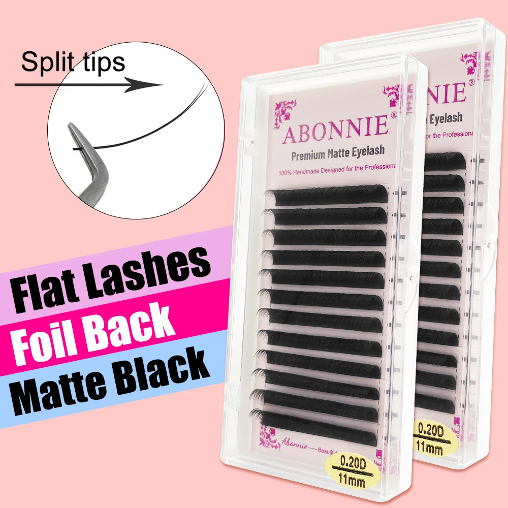 

Abonnie Cashmere Ellipse Matte Flat Brown Color Lash 0.07 0.20 0.25 Elipse Matte Flat Lashes Flat Individual Bulk Eyelash Extens