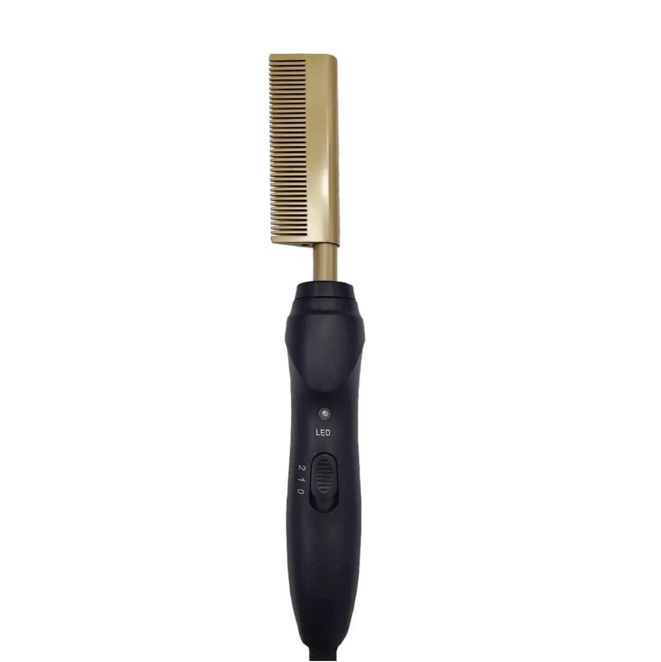 

450F High Heat Ceramic Press Comb Hair Straightener Pressing Electric Hot Comb