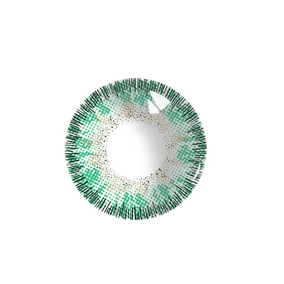 

Hot selling fashion contact lenses custom luxury lens, Green