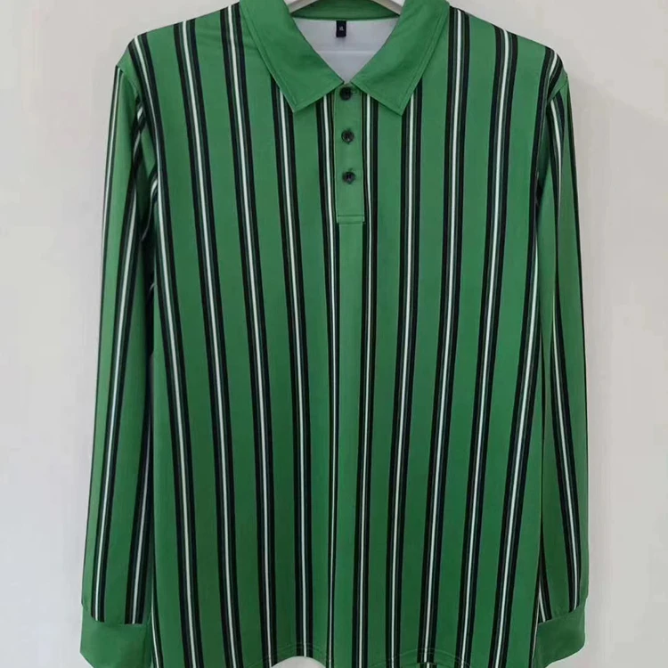 

Chinese wholesale suppliers hot sale men band collar wholesale green long sleeve t-shirt, Green and black, or custom
